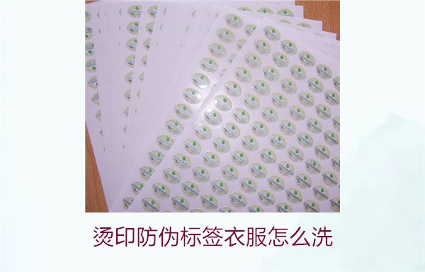 燙印防偽標(biāo)簽衣服怎么洗？保護(hù)燙印防偽標(biāo)簽的正確清洗方法(圖1)